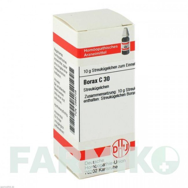 БОРАКС (BORAX) C 30 глобули 10 г - Гомеопатія DHU