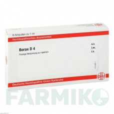 БОРАКС (BORAX) D 4 ампулы 8x1 мл - Гомеопатия DHU