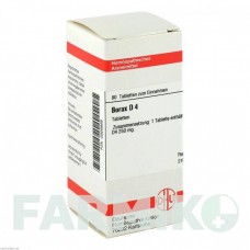 БОРАКС (BORAX) D 4 таблетки 80 шт - Гомеопатия DHU