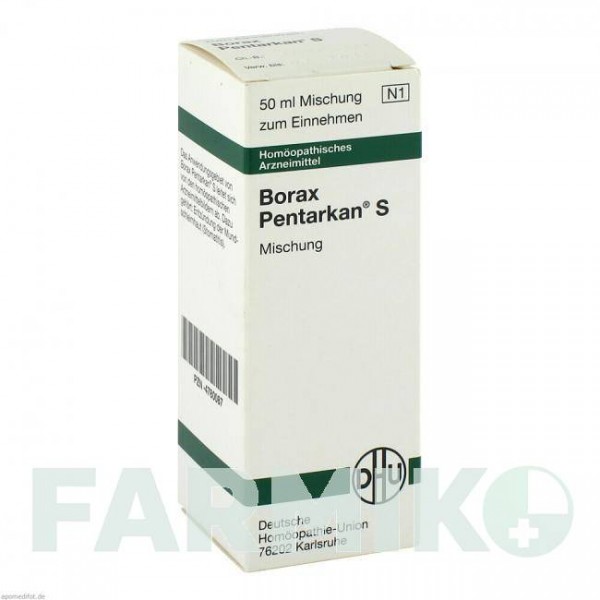 БОРАКС ПЕНТАРКАН (BORAX PENTARKAN) смесь 50 мл - Гомеопатия DHU