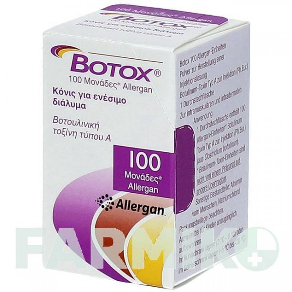 БОТОКС (BOTOX) 100 ЕД порошок 1 шт - Ботулинический токсин типа A ACA MULLER-ADAG PHARMA