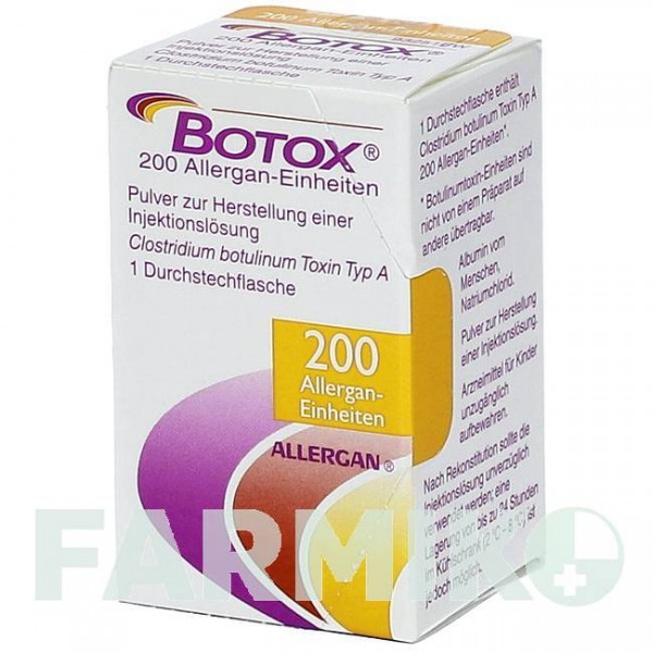 БОТОКС (BOTOX) 200 ЕД порошок 1 шт - Ботулинический токсин типа A ABBVIE