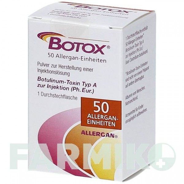 БОТОКС (BOTOX) 50 ЕД порошок 1 шт - Ботулинический токсин типа A ORIFARM