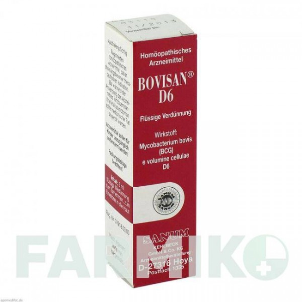 БОВИСАН (BOVISAN) D 6 капли 5 мл - Гомеопатия SANUM-KEHLBECK