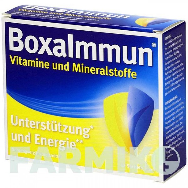 БОКСАЙММУН (BOXAIMMUN) гранули 12x6 г - Активні речовини ANGELINI