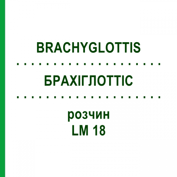 БРАХІГЛОТТІС (BRACHYGLOTTIS) LM 18 розчин 10 мл - Гомеопатія ARCANA DR.SEWERIN