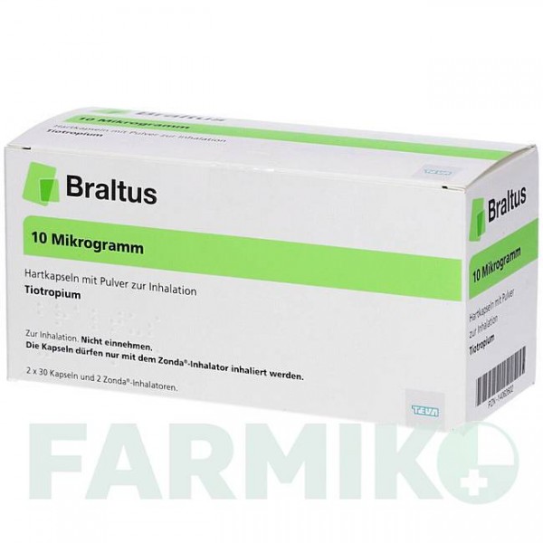БРАЛТУС (BRALTUS) 10 мкг капсули 60 шт - Тіотропію бромід PB PHARMA