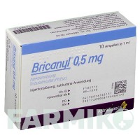 БРИКАНИЛ (BRICANYL) 0,5 мг раствор 10x1 мл - Тербуталин ASTRAZENECA
