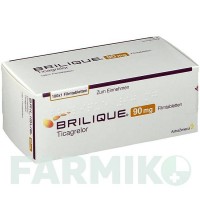 БРИЛИК (BRILIQUE) 90 мг таблетки 100 шт - Тикагрелор ASTRAZENECA
