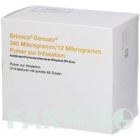БРИМИКА (BRIMICA) 340 мкг/12 мкг 60 доз порошок 3 шт - Формотерол, Аклидиния бромид 2CARE4