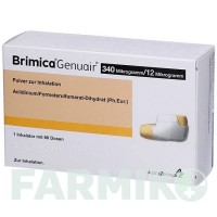 БРІМІКА (BRIMICA) 340 мкг/12 мкг 60 доз порошок 1 шт - Формотерол, Аклідинію бромід AXICORP PHARMA