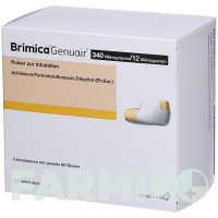 БРІМІКА (BRIMICA) 340 мкг/12 мкг 60 доз порошок 3 шт - Формотерол, Аклідинію бромід AXICORP PHARMA