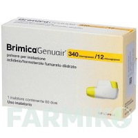 БРИМИКА (BRIMICA) 340 мкг/12 мкг 60 доз порошок 1 шт - Формотерол, Аклидиния бромид EUROPEAN PHARMA