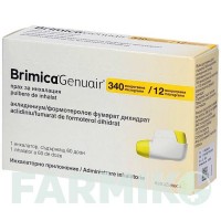 БРИМИКА (BRIMICA) 340 мкг/12 мкг 60 доз порошок 1 шт - Формотерол, Аклидиния бромид FD PHARMA