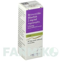БРИМОНИДИН (BRIMONIDIN) 2 мг/мл капли 1x5 мл - Бримонидин BLUEFISH