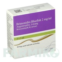 БРИМОНІДИН (BRIMONIDIN) 2 мг/мл краплі 3x5 мл - Бримонідин BLUEFISH