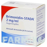 БРИМОНИДИН (BRIMONIDIN) 2 мг/мл капли 6x5 мл - Бримонидин STADAPHARM