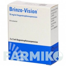 БРИНЗО ВІЗІОН (BRINZO VISION) 10 мг/мл краплі 3x5 мл - Бринзоламід OMNIVISION