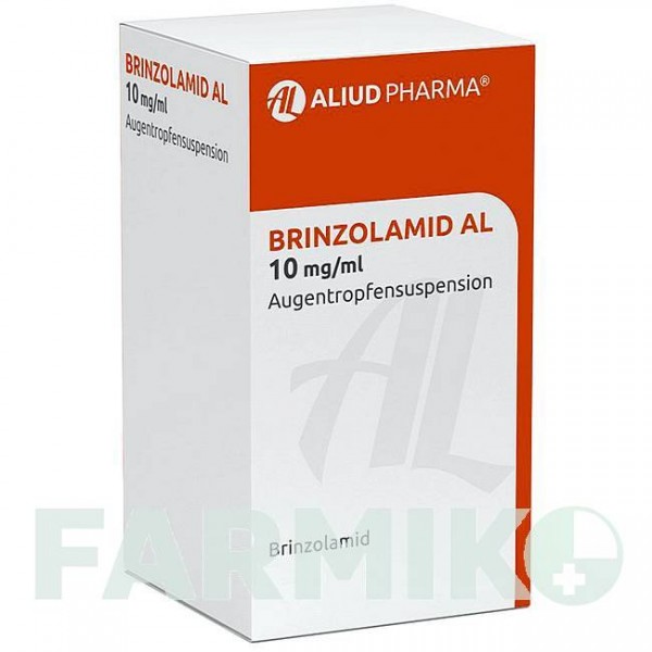 БРИНЗОЛАМИД (BRINZOLAMID) 10 мг/мл капли 3x5 мл - Бринзоламид ALIUD PHARMA