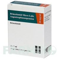 БРИНЗОЛАМІД (BRINZOLAMID) 10 мг/мл краплі 3x5 мл - Бринзоламід MICRO LABS