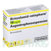 БРИНЗОЛАМІД (BRINZOLAMID) 10 мг/мл краплі 3x5 мл - Бринзоламід RATIOPHARM