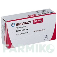 БРИВИАКТ (BRIVIACT) 10 мг таблетки 14 шт - Бриварацетам UCB PHARMA