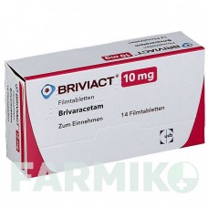 БРИВІАКТ (BRIVIACT) 10 мг таблетки 14 шт - Бриварацетам UCB PHARMA
