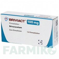 БРИВІАКТ (BRIVIACT) 100 мг таблетки 14 шт - Бриварацетам UCB PHARMA