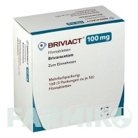 БРИВИАКТ (BRIVIACT) 100 мг таблетки 168 шт - Бриварацетам UCB PHARMA