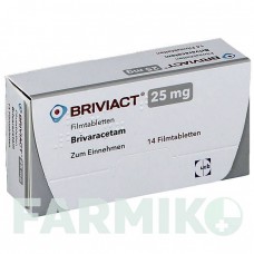 БРИВІАКТ (BRIVIACT) 25 мг таблетки 14 шт - Бриварацетам UCB PHARMA