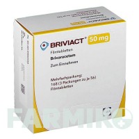 БРИВИАКТ (BRIVIACT) 50 мг таблетки 168 шт - Бриварацетам UCB PHARMA