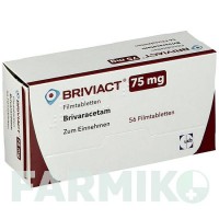 БРИВИАКТ (BRIVIACT) 75 мг таблетки 56 шт - Бриварацетам UCB PHARMA