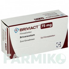 БРИВИАКТ (BRIVIACT) 75 мг таблетки 56 шт - Бриварацетам UCB PHARMA
