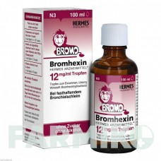 БРОМГЕКСИН (BROMHEXIN) 12 мг/мл капли 100 мл - Бромгексин HERMES