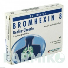 БРОМГЕКСИН (BROMHEXIN) 8 мг таблетки 20 шт - Бромгексин BERLIN-CHEMIE