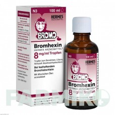 БРОМГЕКСИН (BROMHEXIN) 8 мг/мл капли 100 мл - Бромгексин HERMES