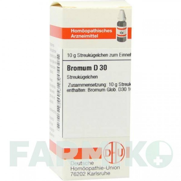 БРОМ (BROMUM) D 30 глобули 10 г - Гомеопатия DHU