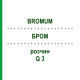 БРОМ (BROMUM) Q 3 розчин 15 мл - Гомеопатія GUDJONS