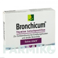 БРОНХІКУМ (BRONCHICUM) пастилки 20 шт - Трава чебрецю MCM KLOSTERFRAU