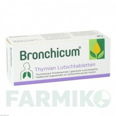 БРОНХИКУМ (BRONCHICUM) таблетки 50 шт - Трава тимьяна MCM KLOSTERFRAU