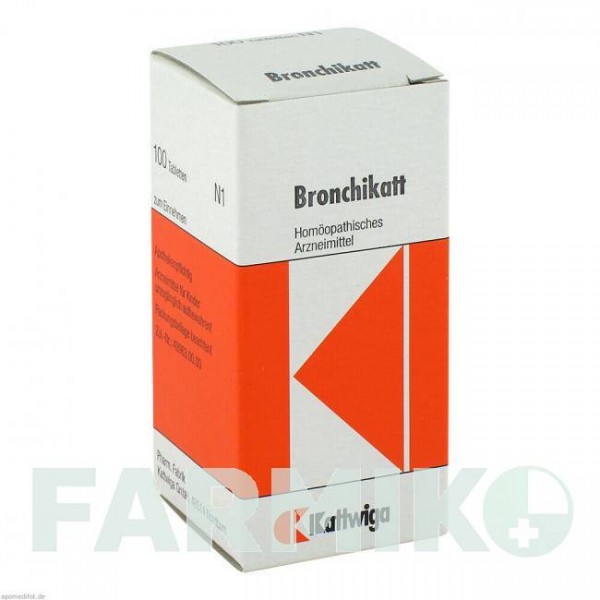 БРОНХИКАТТ (BRONCHIKATT) таблетки 100 шт - Гомеопатия KATTWIGA