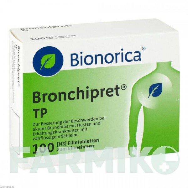 БРОНХІПРЕТ (BRONCHIPRET) таблетки 100 шт - Трава чебрецю, Інше BIONORICA