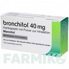 БРОНХИТОЛ (BRONCHITOL) 40 мг капсулы 10 шт - Маннитол CHIESI