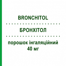БРОНХИТОЛ (BRONCHITOL) 40 мг порошок ингаляционный 10 доз - Маннитол CHIESI