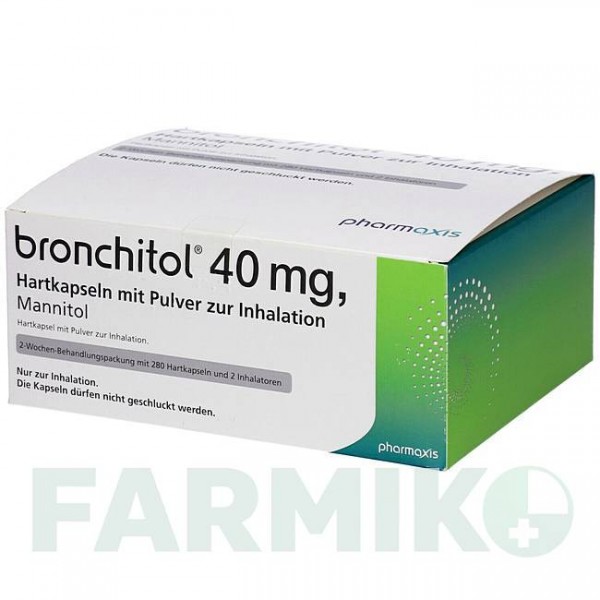 БРОНХИТОЛ (BRONCHITOL) 40 мг капсулы 280 шт - Маннитол ORIFARM