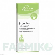 БРОНХО ИНЖЕКТОПАС (BRONCHO INJEKTOPAS) ампулы 10 шт - Гомеопатия PASCOE