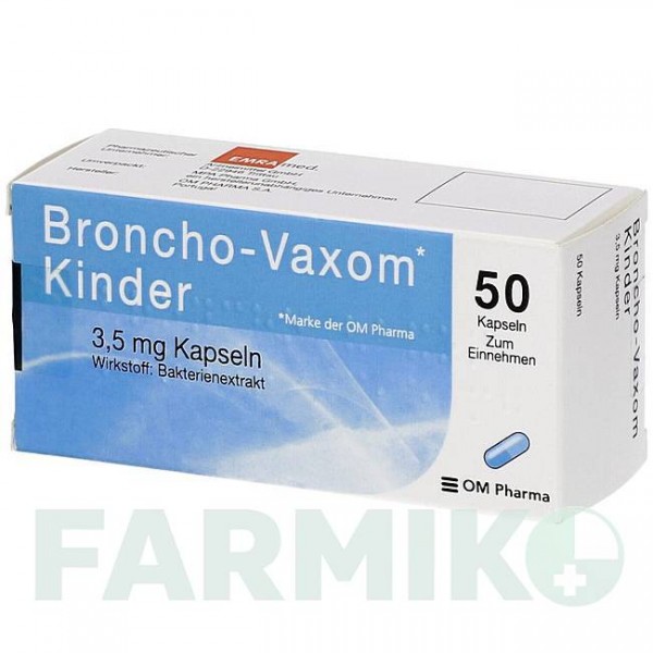 БРОНХО ВАКСОМ (BRONCHO VAXOM) капсули 50 шт - Активні речовини EMRA-MED