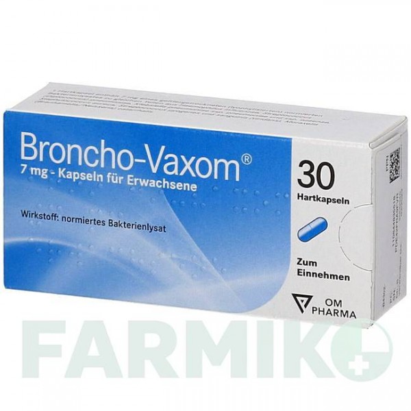 БРОНХО ВАКСОМ (BRONCHO VAXOM) капсули 30 шт - Активні речовини KOHLPHARMA