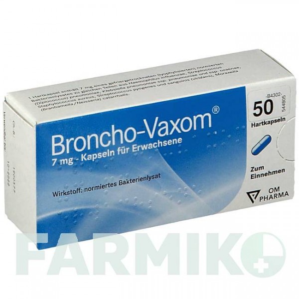 БРОНХО ВАКСОМ (BRONCHO VAXOM) капсулы 50 шт - Активные вещества KOHLPHARMA