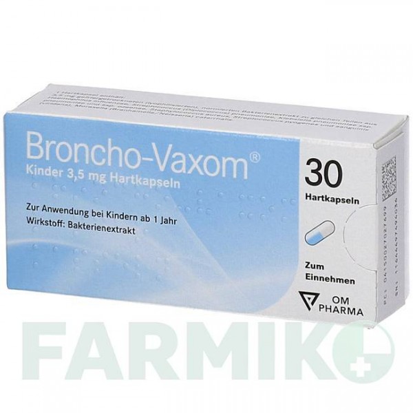 БРОНХО ВАКСОМ (BRONCHO VAXOM) капсули 30 шт - Активні речовини OM PHARMA